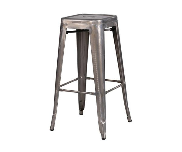 Taburete Replica Tolix Brushed Clear
